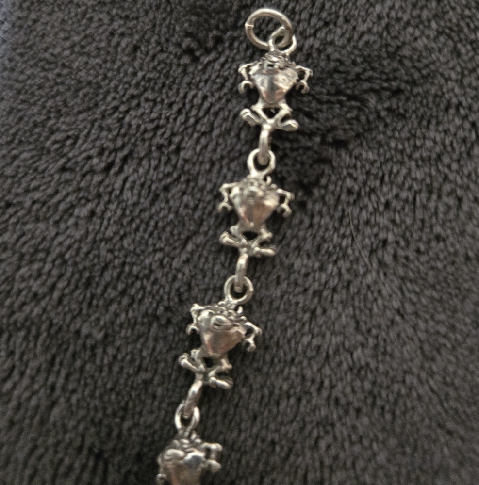 Silver Tasmanian Devil Bracelet - Picture 2 of 2